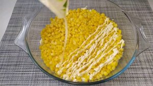 Салат с Крабовыми Палочками и Киви.