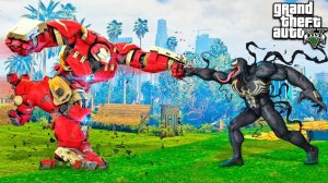 ВЕНОМ ПРОТИВ ХАЛКБАСТЕРА ЖЕЛЕЗНОГО ЧЕЛОВЕКА В ГТА 5 МОДЫ! ОБЗОР МОДА В GTA 5! ИГРЫ ГТА ВИДЕО MODS