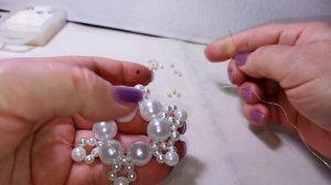 Как сделать Снежинку из бусин/Тип 12(43)/Снежинка из бусин/Мастер Класс