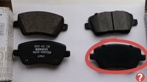 Колодки Renault 410608481R на Ладу Весту... прислали НЕОРИГИНАЛ?!
