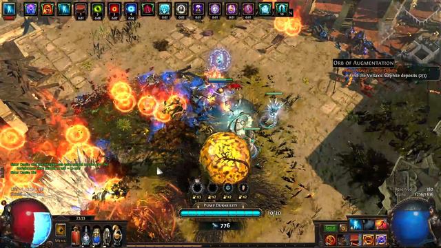 PoE 3.8 Blight | Volatile Dead Necromancer | Endgame setup in T16 Map смотреть онлайн