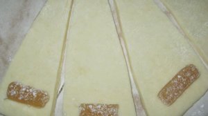 Печенье Рогалики с мармеладом