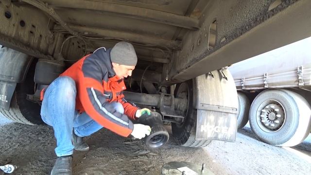 Замена подушки на полуприцепе KOGEL