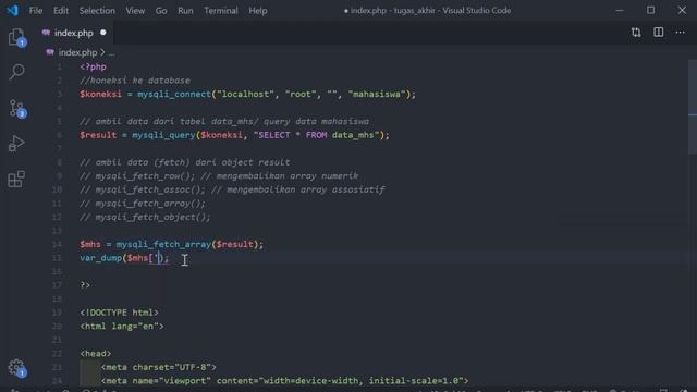 Tutorial Koneksi database dengan PHP | #7 смотреть онлайн