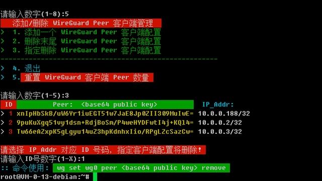 WireGuard Peer Add/Remove Client Management 添加/删除 客户端管理 смотреть онлайн