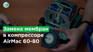 Сервисное обслуживание  ТОПАС . Замена мембран в компрессоре AirBio 65-80..mp4