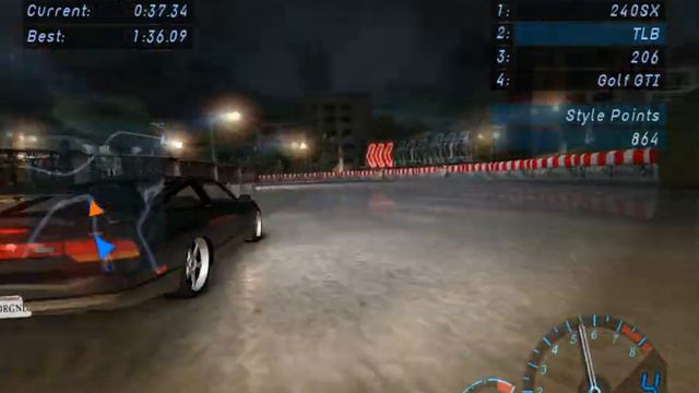 NFS Underground - Race 19 The Only Way To Go Is Up (Circuit) смотреть онлайн