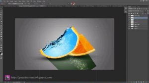 Water Fruit (Orange) Photo Manipulation In Photoshop - Photoshop Tutorial - Photoshop CC