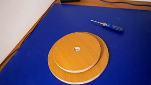 Вращающаяся подставка для лепки,своими руками.
