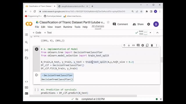 Exploring Titanic Dataset More| Decision Tree Model Visualization with pyplot | Google Colab