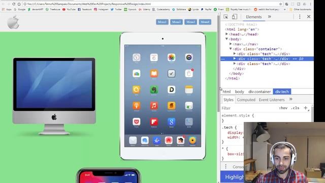 Css Media Queries and Responsive Website Tutorial for Beginners