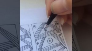 Зентангл- пошагово 2