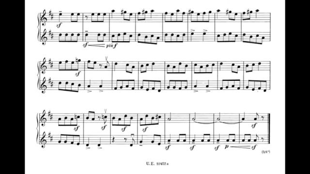 Bartok 44 Duos for 2 Violins No. 14 Pillow Dance смотреть онлайн