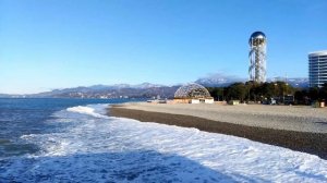 Прогулка по Батуми январь 2021. Цены на продукты. Почем мандаринки в Батуми? Свежевыловленная хамса