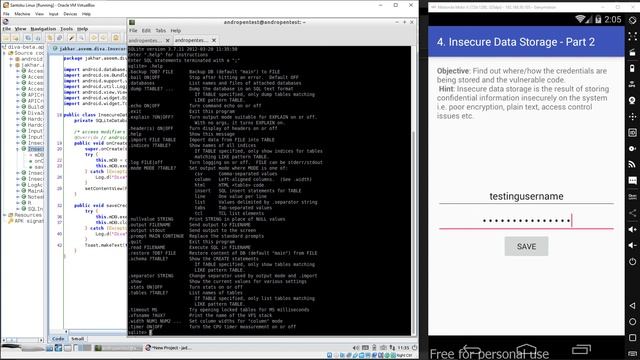 6 Diva Android Application Vulnerability Insecure Data Storage Part II