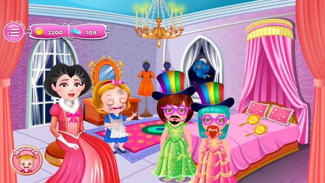 Cinderella Story | Fairy Tale Games For Kids By Baby Hazel Games | Part 4 смотреть онлайн