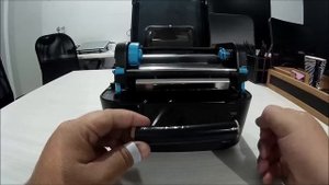 Como Colocar a BOBINA DE ETIQUETAS e RIBBON na SEWOO LK-B24 da Sewoo