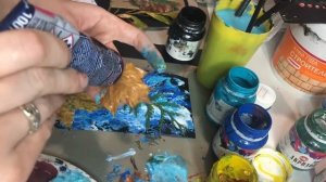 ОБЪЕМНАЯ КАРТИНА своими руками. Коллаж из ЛИСТЬЕВ. Ольга Чепишко