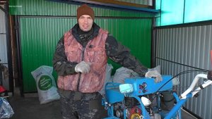 Копаем картофель мотоблоком НЕВА с новым двигателем LIFAN KP230