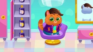 Настя и котик Bubbu играют в игре | Сборник про вечеринку и хвостик Бубу