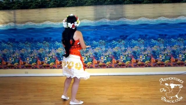 How To Line Dance Hula With Moana #linedance #howto #dance