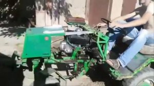 Самодельный трактор с движком от Муравья