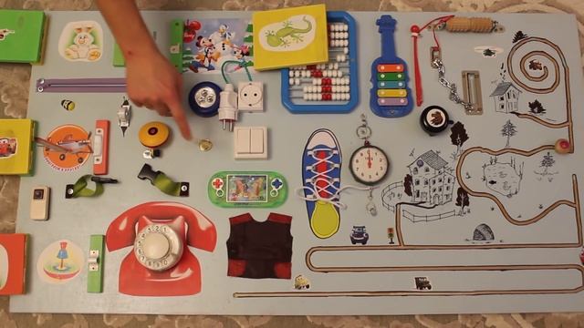 Бизиборд /доска Монтессори/ Развивающая доска Дорога смотреть онлайн