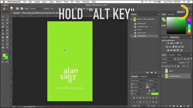 Retouch And Fix Photos With The Clone Stamp Tool In Photoshop | Adobe Photoshop Tutorial #4