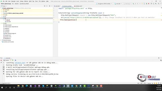 Flutter Tutorial - Upload images to Server with ASP NET CORE