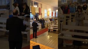 Церковь "Вифания" Рига - молитва за семью Пугачевых