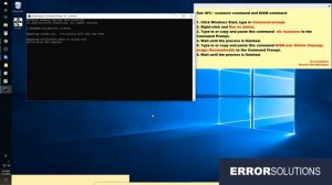 SFC scannow and DISM - How to fix Windows error using SFC /scannow and DISM