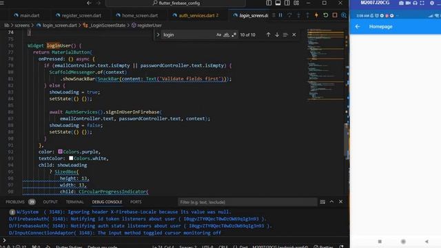Flutter Firebase Logout User | Practical Code Example | Flutter Firebase Tutorial | Part 4