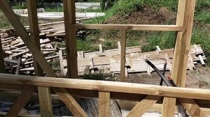 Тестируем ферму на прогиб для плоской крыши в каркаснике