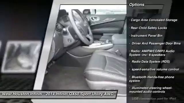 2014 Infiniti QX60 Houston TX X6A533 смотреть онлайн