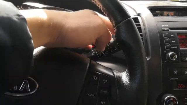 Замена подрулевого переключателя на KIA SORENTO 2, 2010 год выпуска.