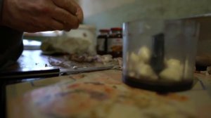 TATAR GEESE IN SMOKING STOVE. Life in tatar contryside. ASMR sounds