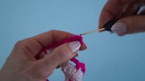 Кайма крючком по кругу