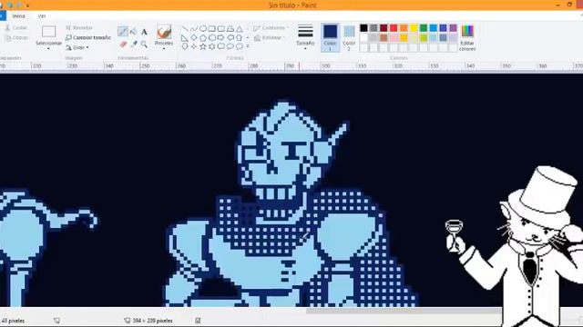 Virtual Papyrus - Undertale (Digitale AU) Speed Paint #1 смотреть онлайн