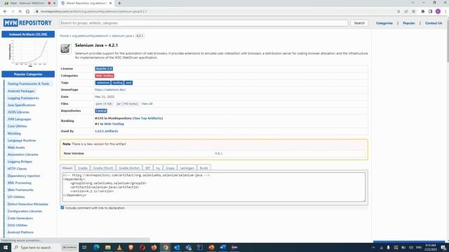 ? Set up Selenium WebDriver Java Client Library | Add Selenium Java Maven Dependency ? смотреть онлайн