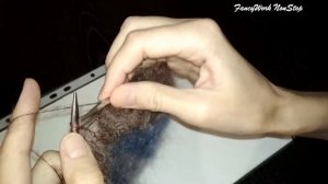 Узоры спицами. МК как вязать нупы (NUPP)