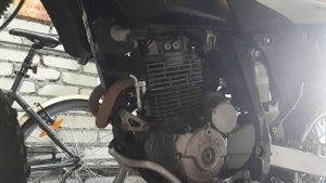 Honda xr250 baja. Холодный запуск