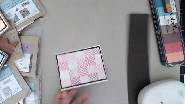 LIVE Stamped Quilted Background - Card Making Wed Series #12 смотреть онлайн