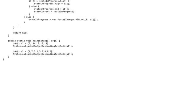 Code Review: Given an integer array of size n, find any three numbers (2 Solutions!!) смотреть онлайн