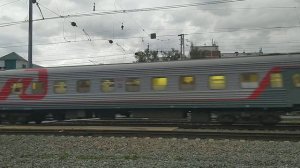 Поезд 13 Новокузнецк Санкт Петербург отправляется со станции Новокузнецк