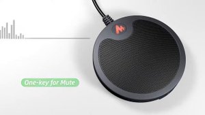 Maono AU-BM10 USB Conference Microphone With Mute and Headphone Playback
