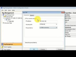 WinCC 7.3 - создание проекта и настройка соединения с S7-1200