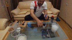 Снаряжение картечного патрона, картечь 8.5 мм без контейнера и на буферной смеси.