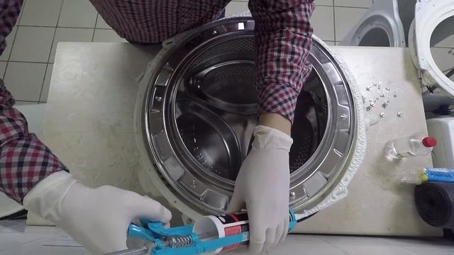 Замена подшипников и сальника в стиральной машине Hotpoint Ariston