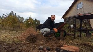 Хозблок 6*3 из труб, профиля и проф настила (бу материал) Часть №1