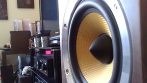 Bowers & Wilkins CM1 excursion heavy bass test Ice Cube